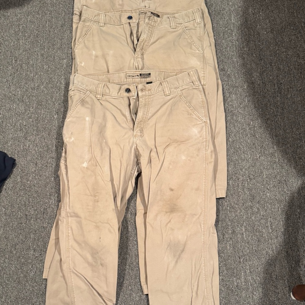 Carhartt Women's Beige Boot Cut Jeans